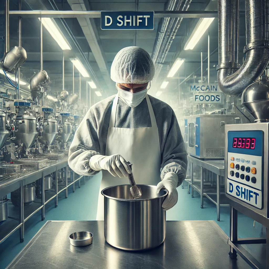 D Shift Ingredient Mixer – McCain Foods