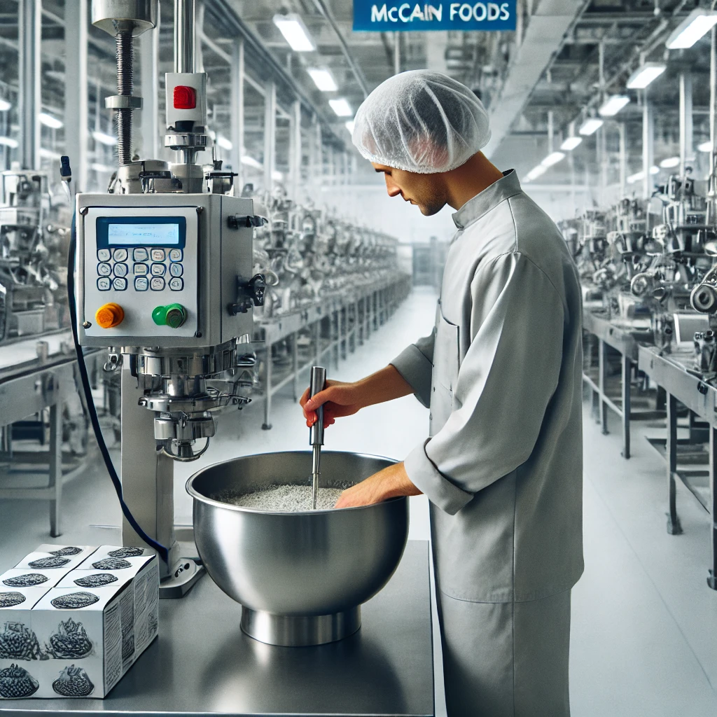 Ingredient Mixer – D Shift at McCain Foods